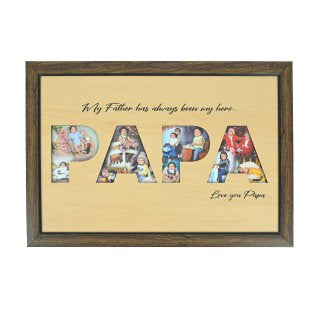 Wooden Engraving Photo ( Custmise Photo Frame ) 35cm x 51cm