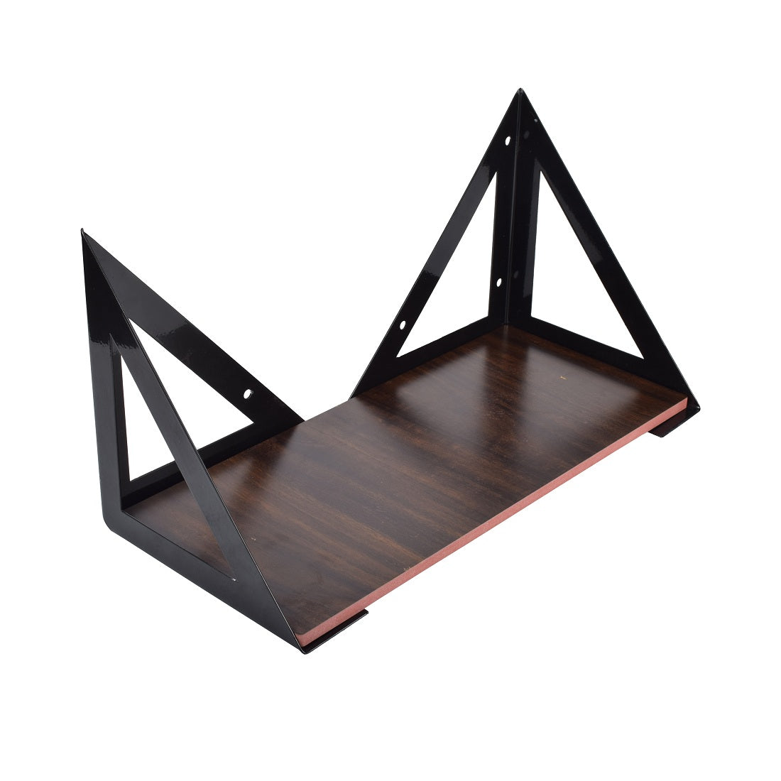 Metal and Wooden Board Multiuse Shelf (19cm x 40cm x 17cm )