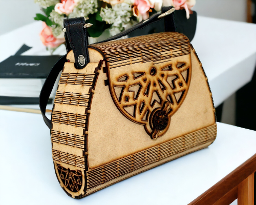 Wooden Attractieve Design Purse