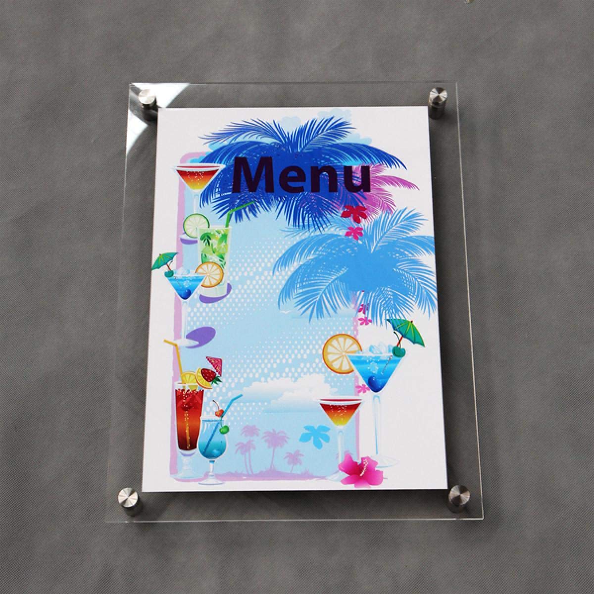 Premium Clear Acrylic Sandwich Sheet: Display Your Creations with Style (12 x 12 )