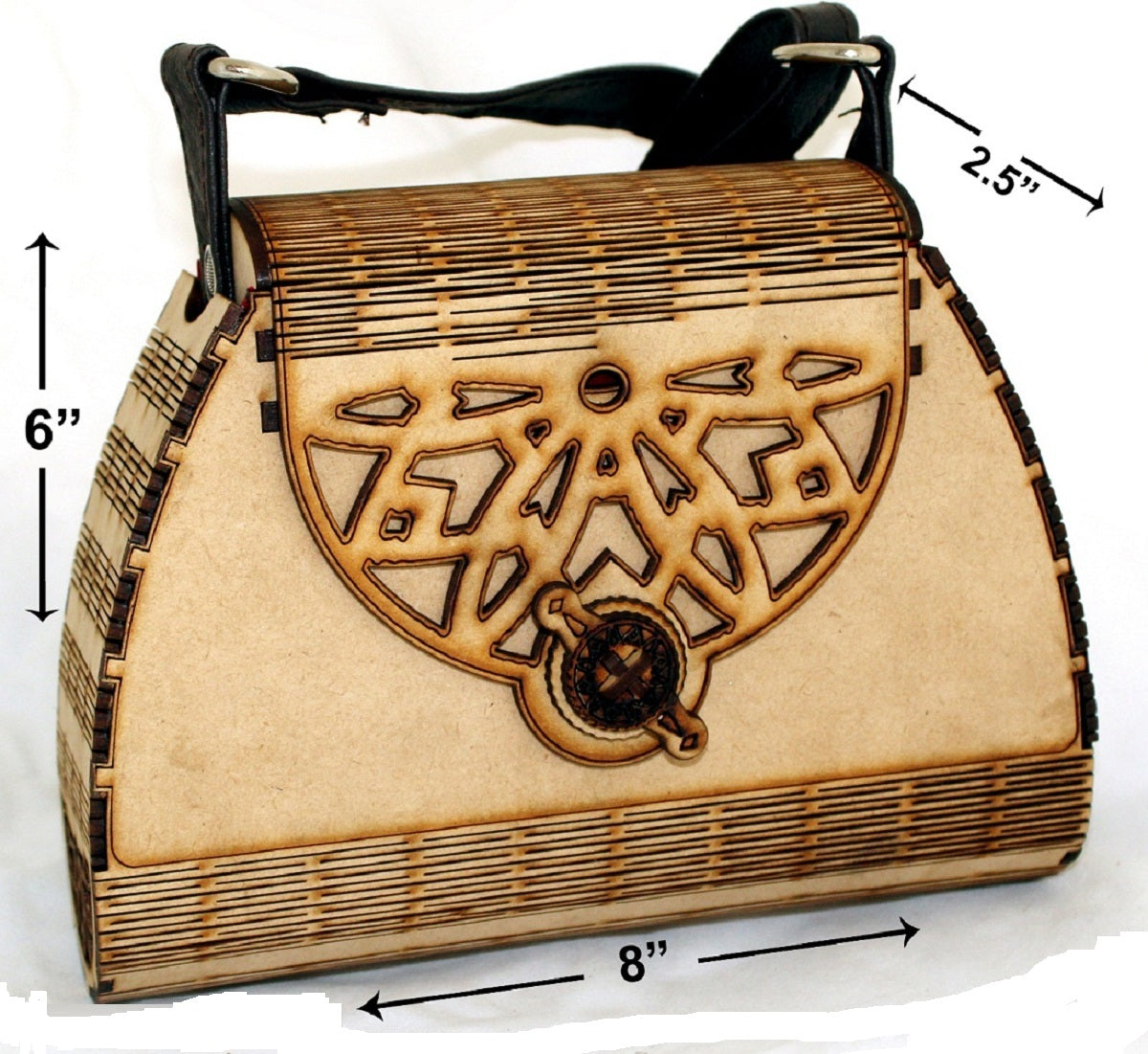 Wooden Attractieve Design Purse