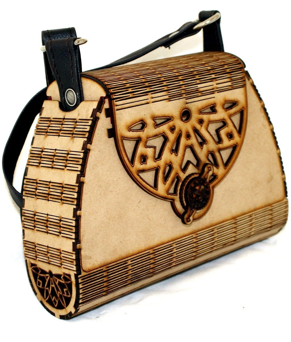 Wooden Attractieve Design Purse