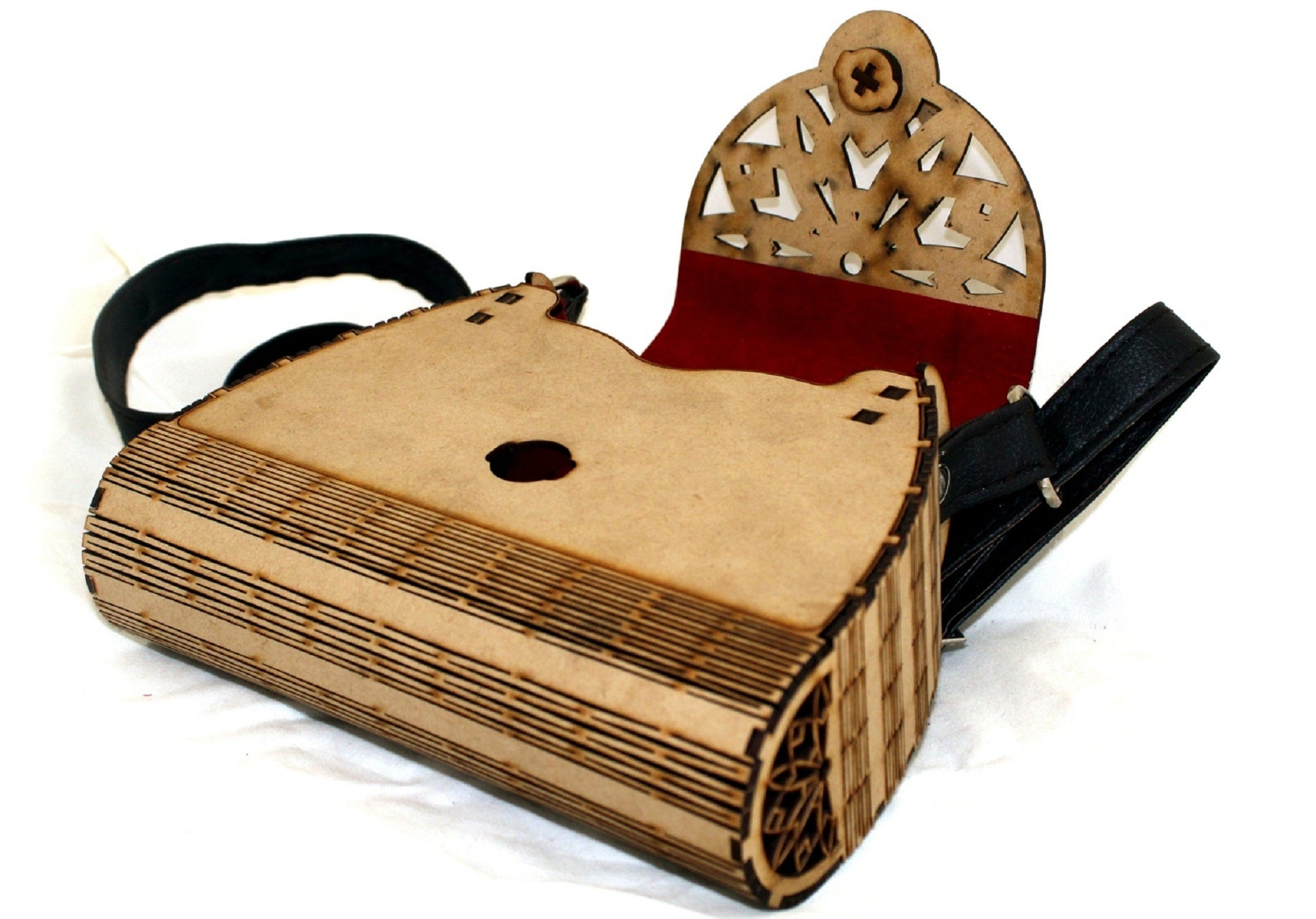 Wooden Attractieve Design Purse