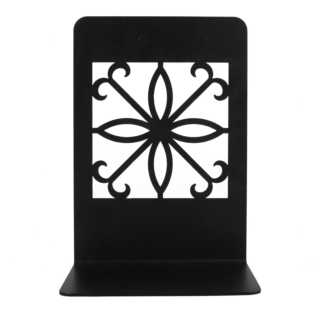 Black Metal Bookstaends Study Book Holder Creative Book Stand for Desktop for Home Decor