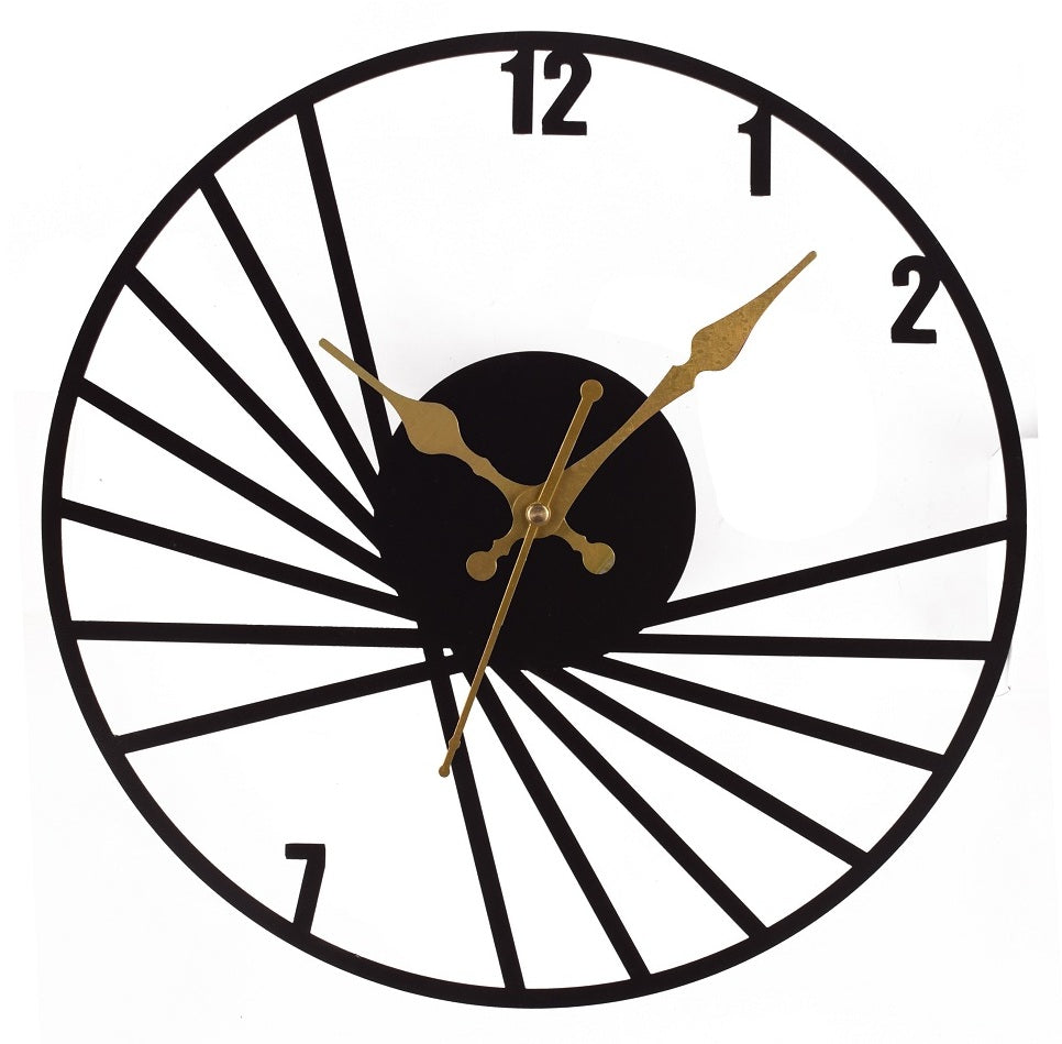 Handicraft Metal Wall Clock for Living Room