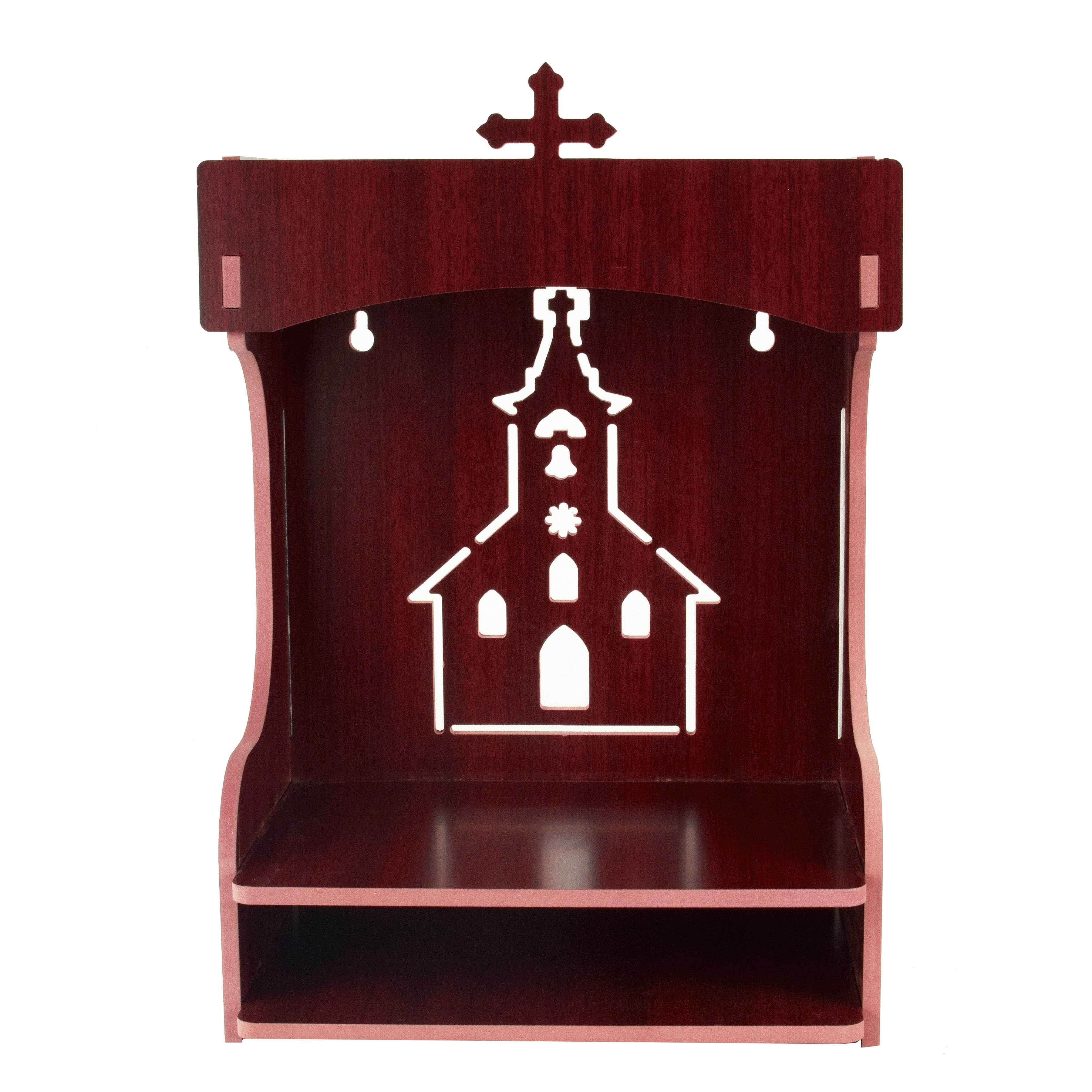 Christian Wooden Wall Hanging Temple for Home and Shop,Office and Home showpiece Temple