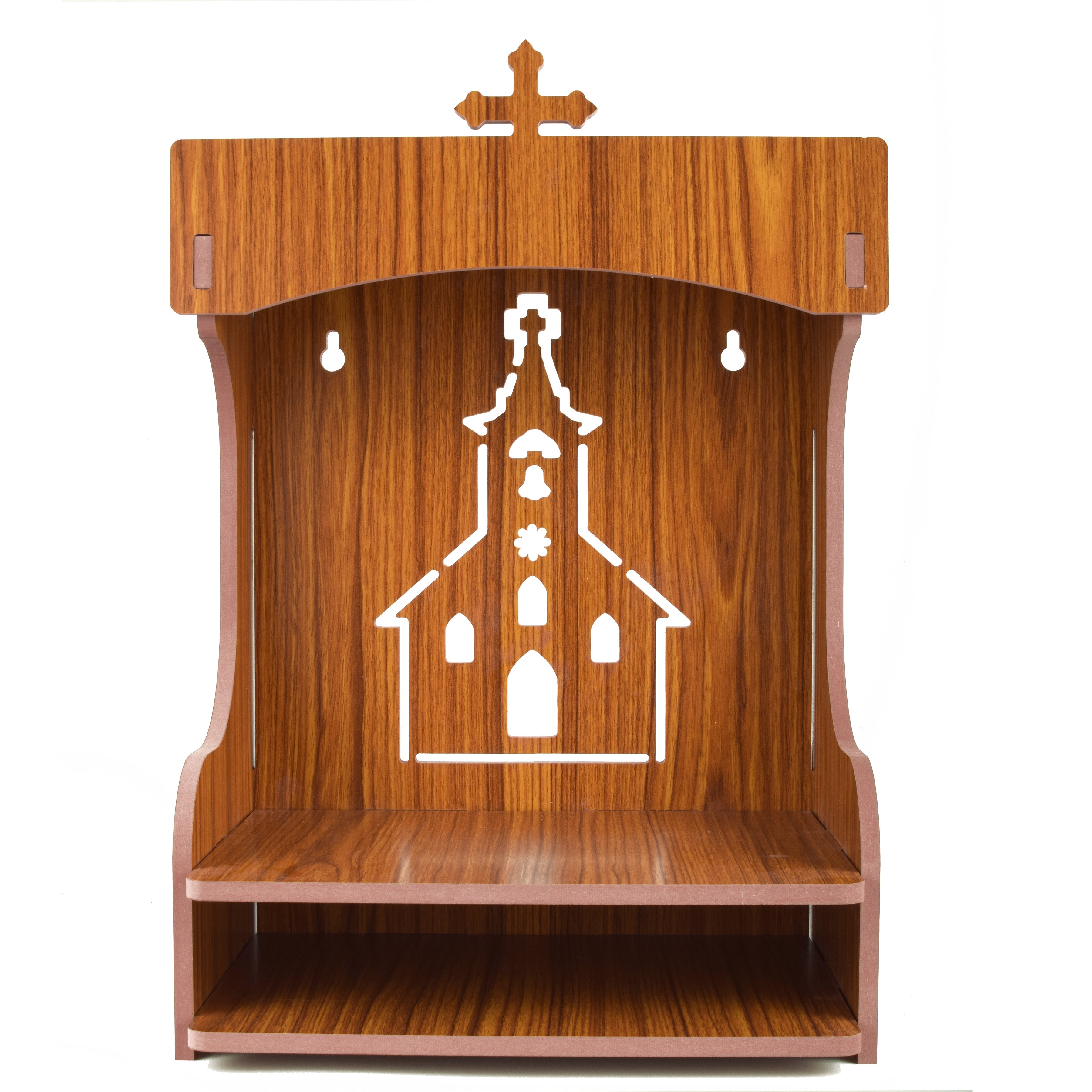 Christian Wooden Wall Hanging Temple for Home and Shop,Office and Home showpiece Temple