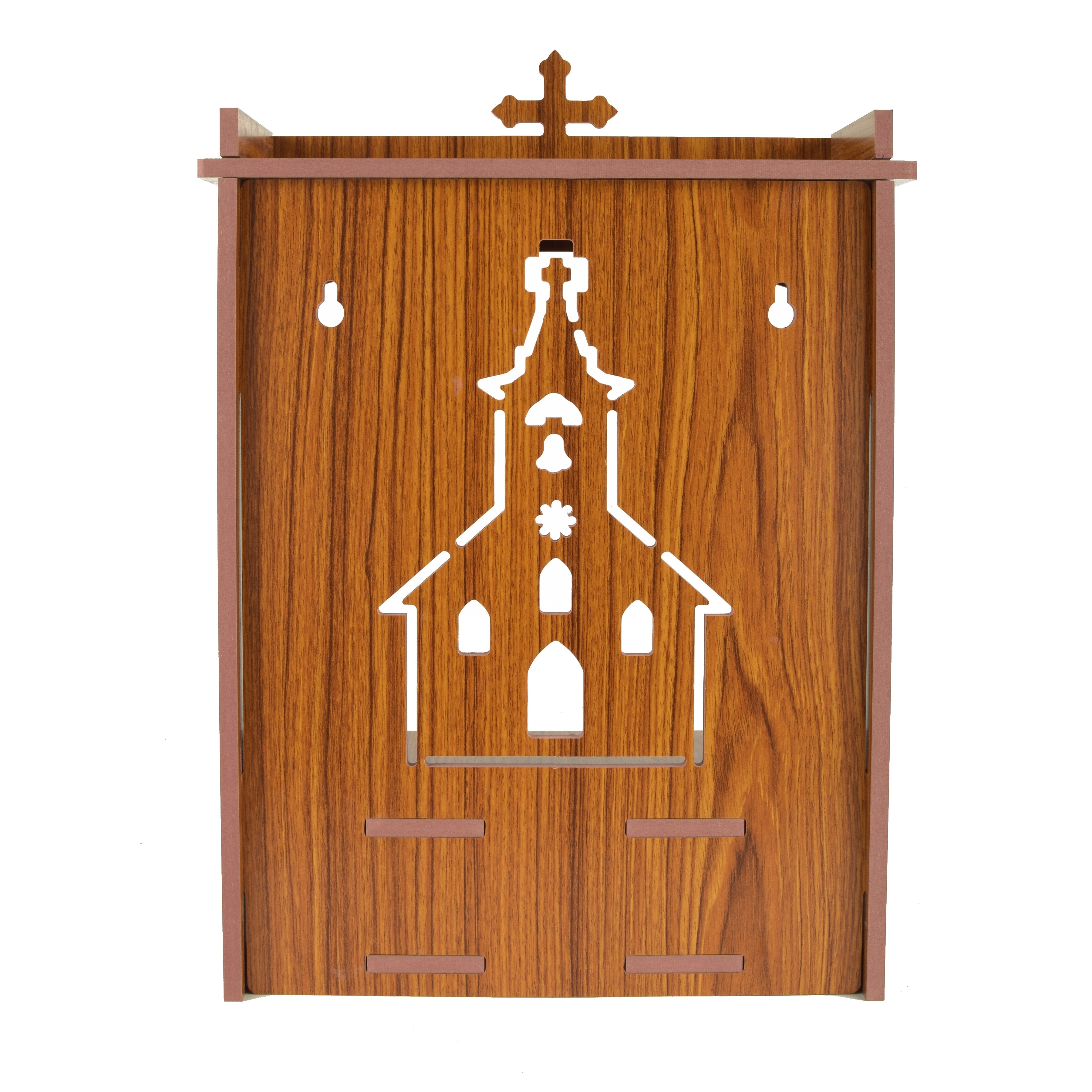 Christian Wooden Wall Hanging Temple for Home and Shop,Office and Home showpiece Temple