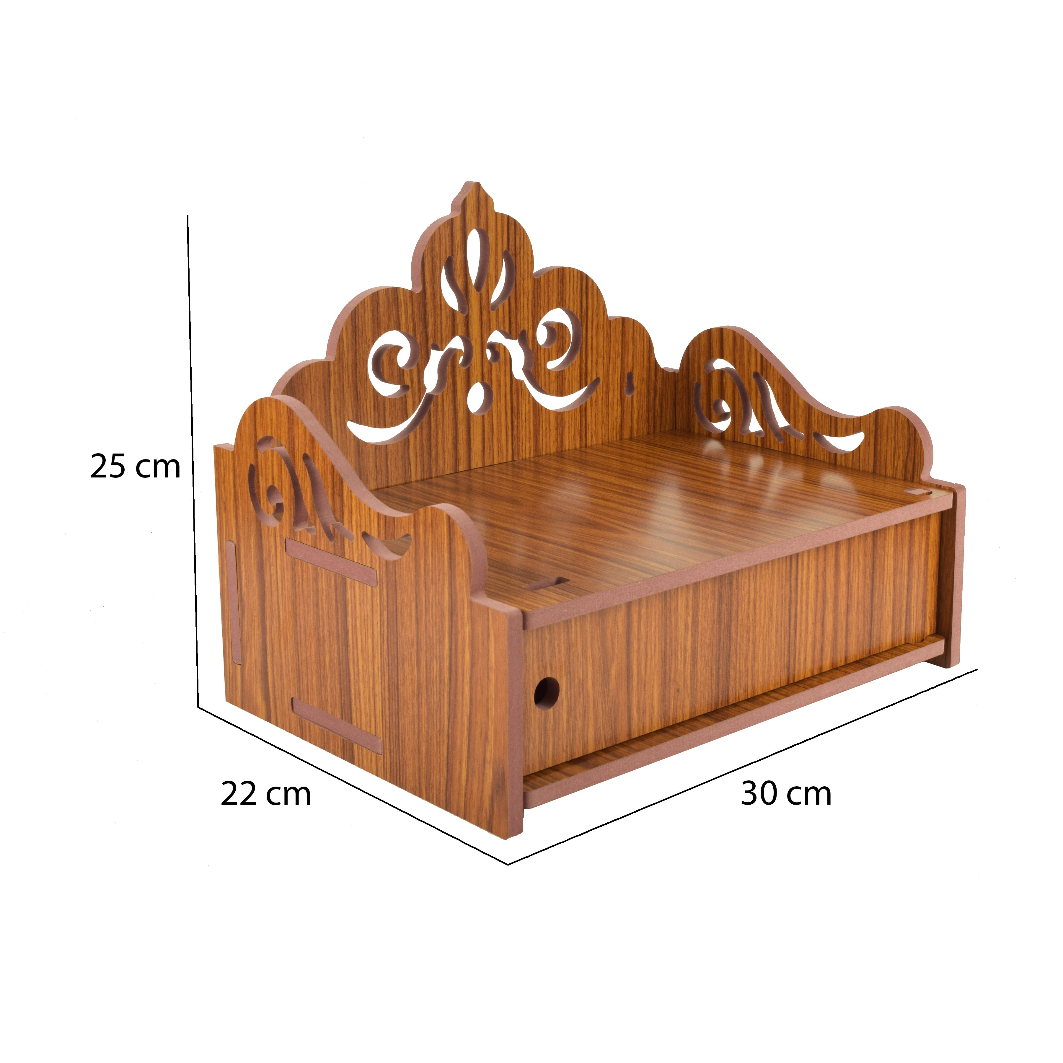 That is spacious and well-ventilated for conveniently keeping your idols. It promises a beautiful decor for your home and allows you to establish spiritual connections with God.