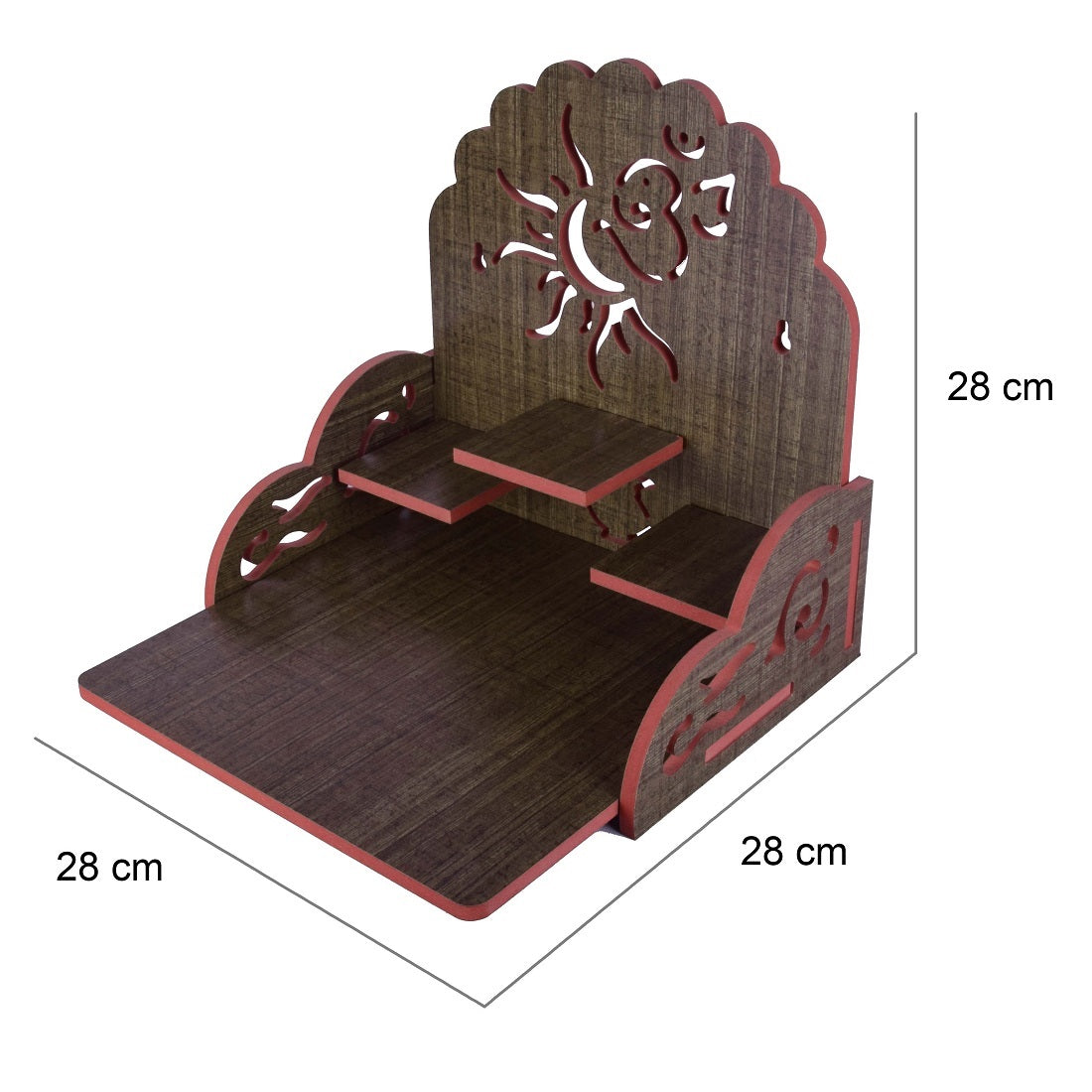 Wooden Ganesha Design Small Temple