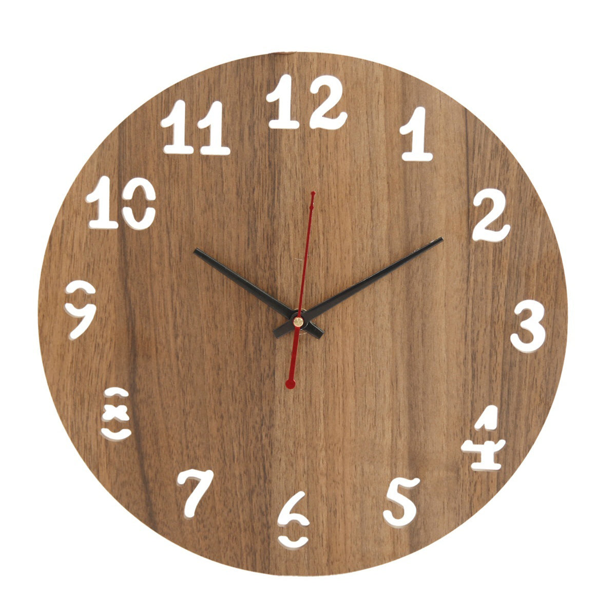 Wooden Wood Carving Wall Clock for Home, Hall, Bedroom, Living Room & Office