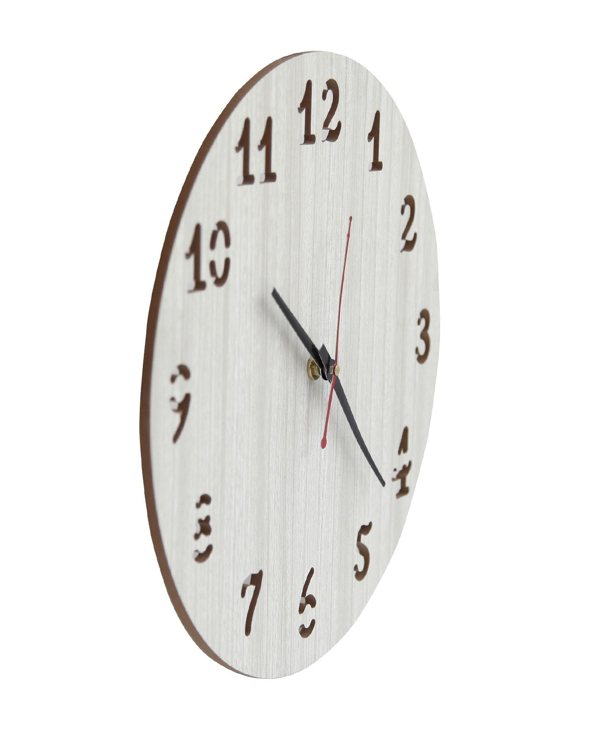 Wooden Wood Carving Wall Clock for Home, Hall, Bedroom, Living Room & Office