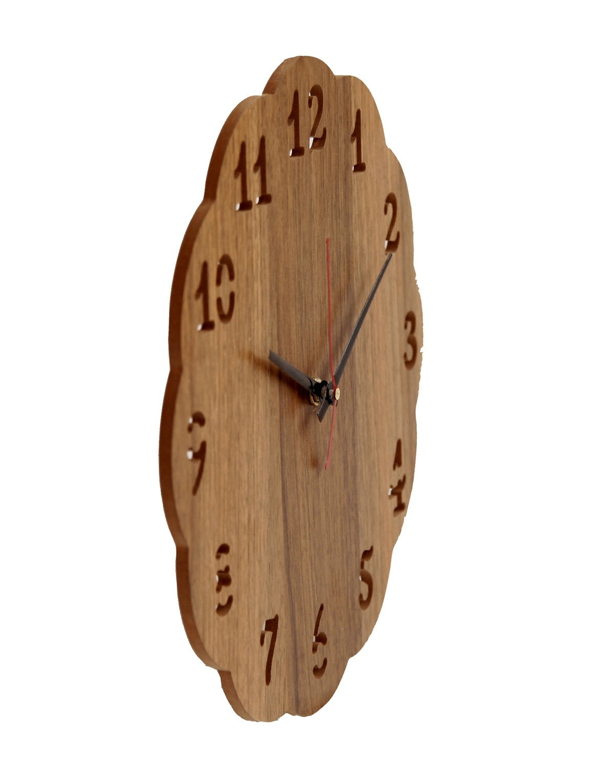 Wooden Wood Carving Wall Clock for Home, Hall, Bedroom, Living Room & Office