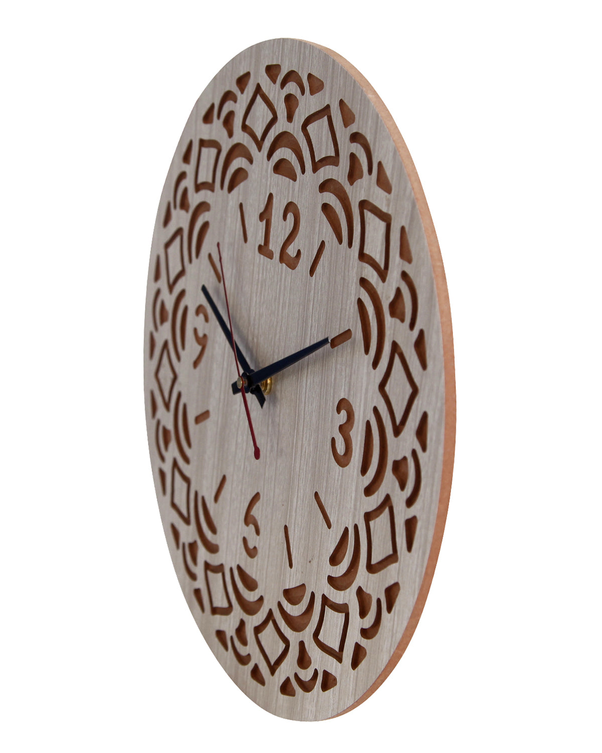 Wooden Wall Clock Silent Non-Ticking for Home and Office Living Room Hall Bedroom Stylish Wall Clock