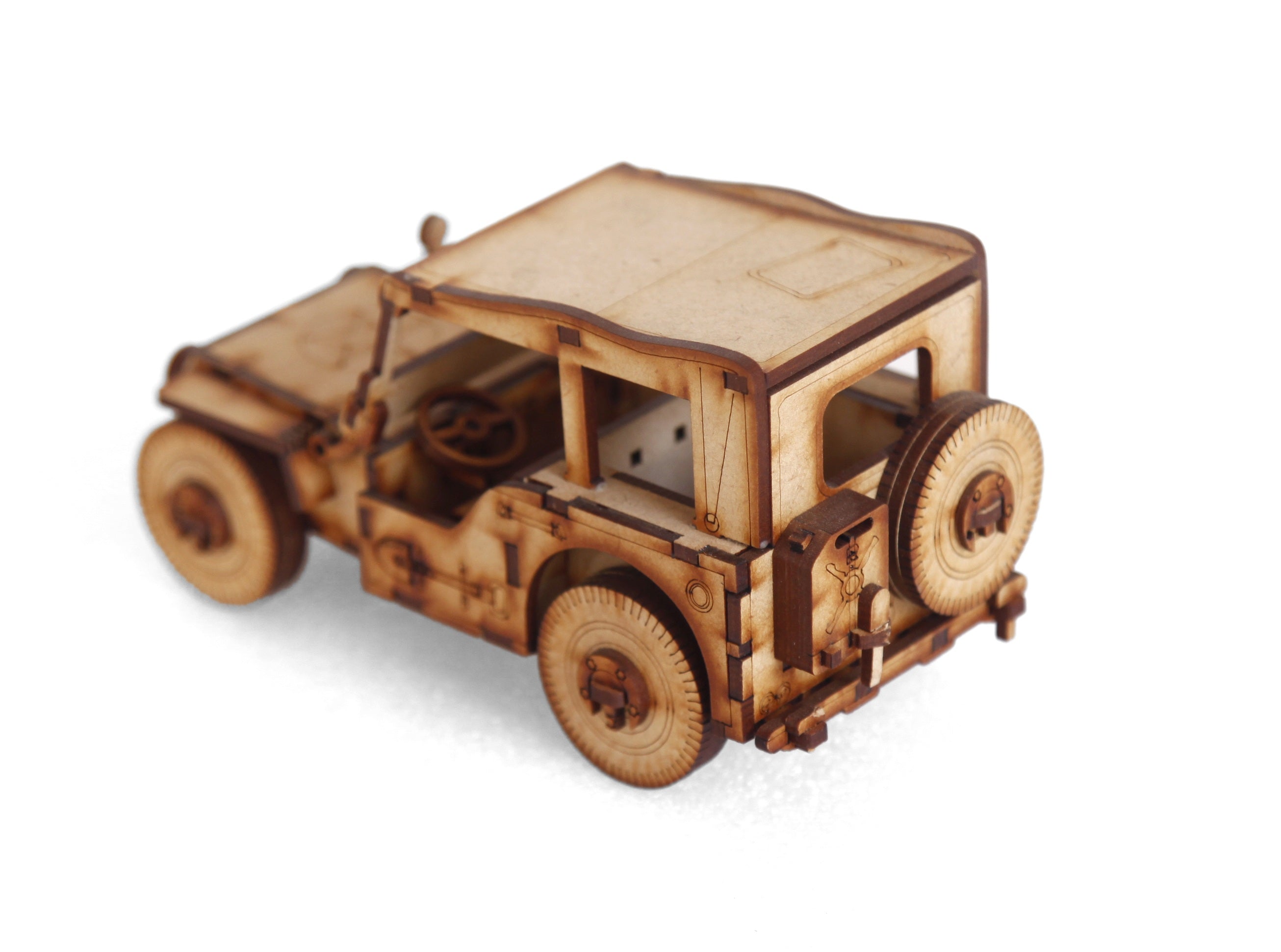 Classic Wooden Car Showpiece for Kids Toy, Home Decoration, Function Gift Hand Carved Wooden Jeep Toy, Perfect Home Decor Showpiece