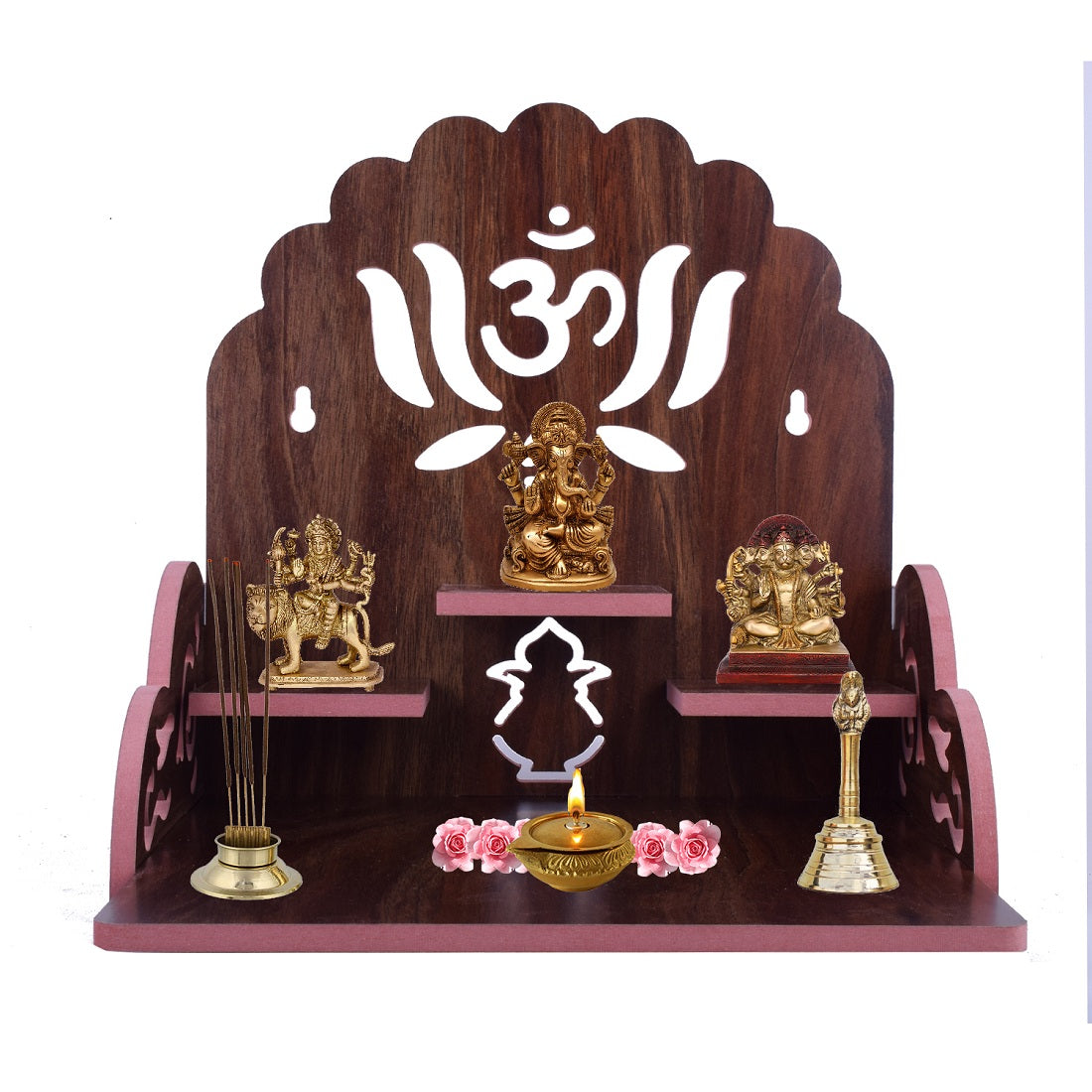 Wooden Wall Mounted Hanging Temple