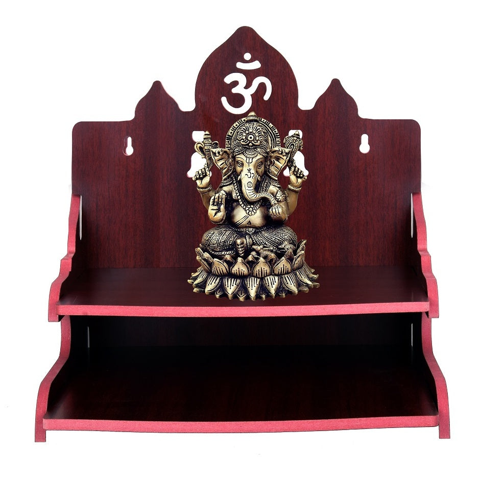 Handmade Beautiful Wooden Temple Wall Hanging and Table Top Home Temple