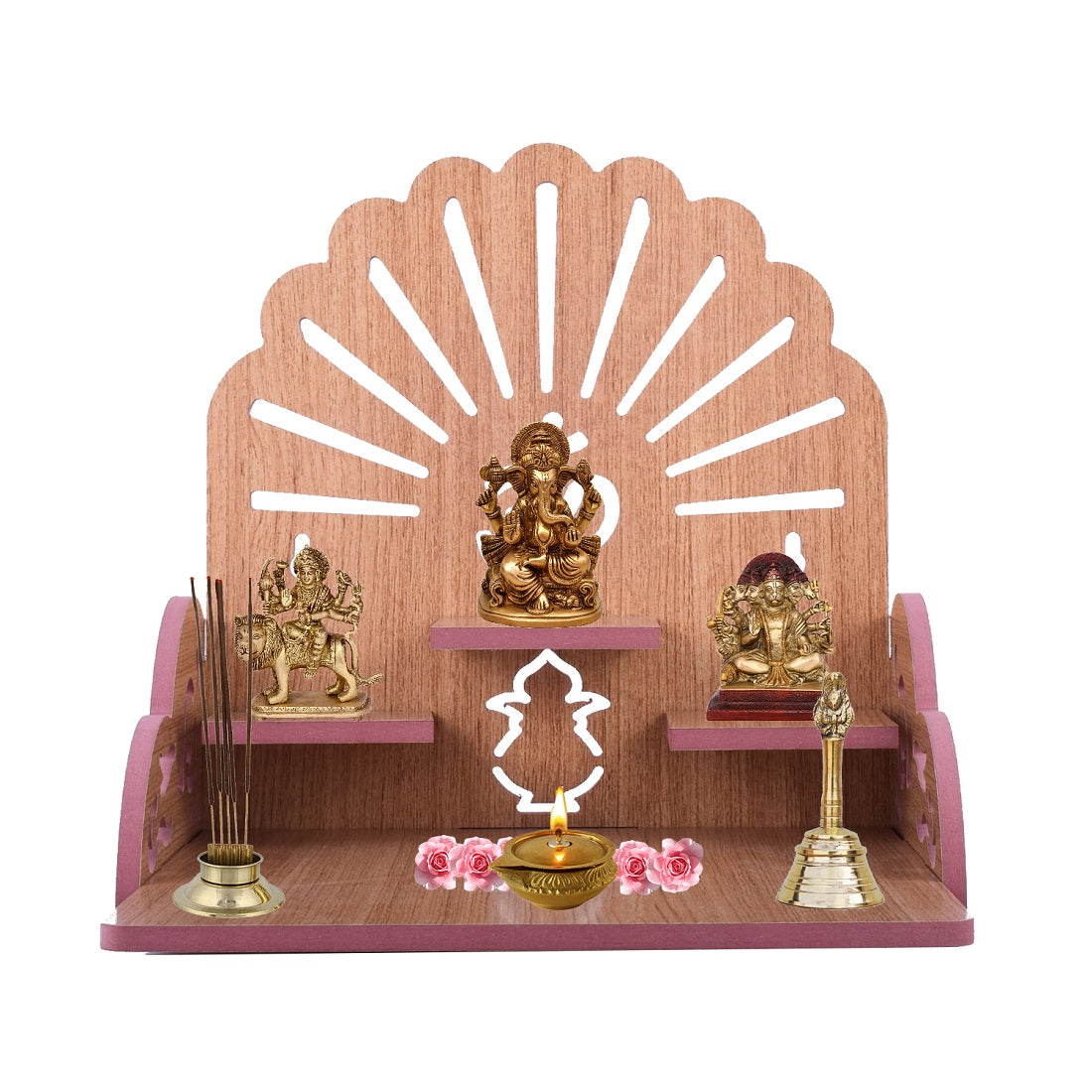 Wooden Ganesha Design Small Temple